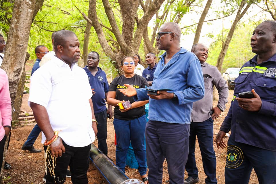 Volta Regional Minister Inspects Kpeve Headworks